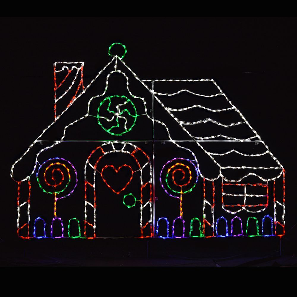 LED GINGERBREAD HOUSE #LED-GBH
